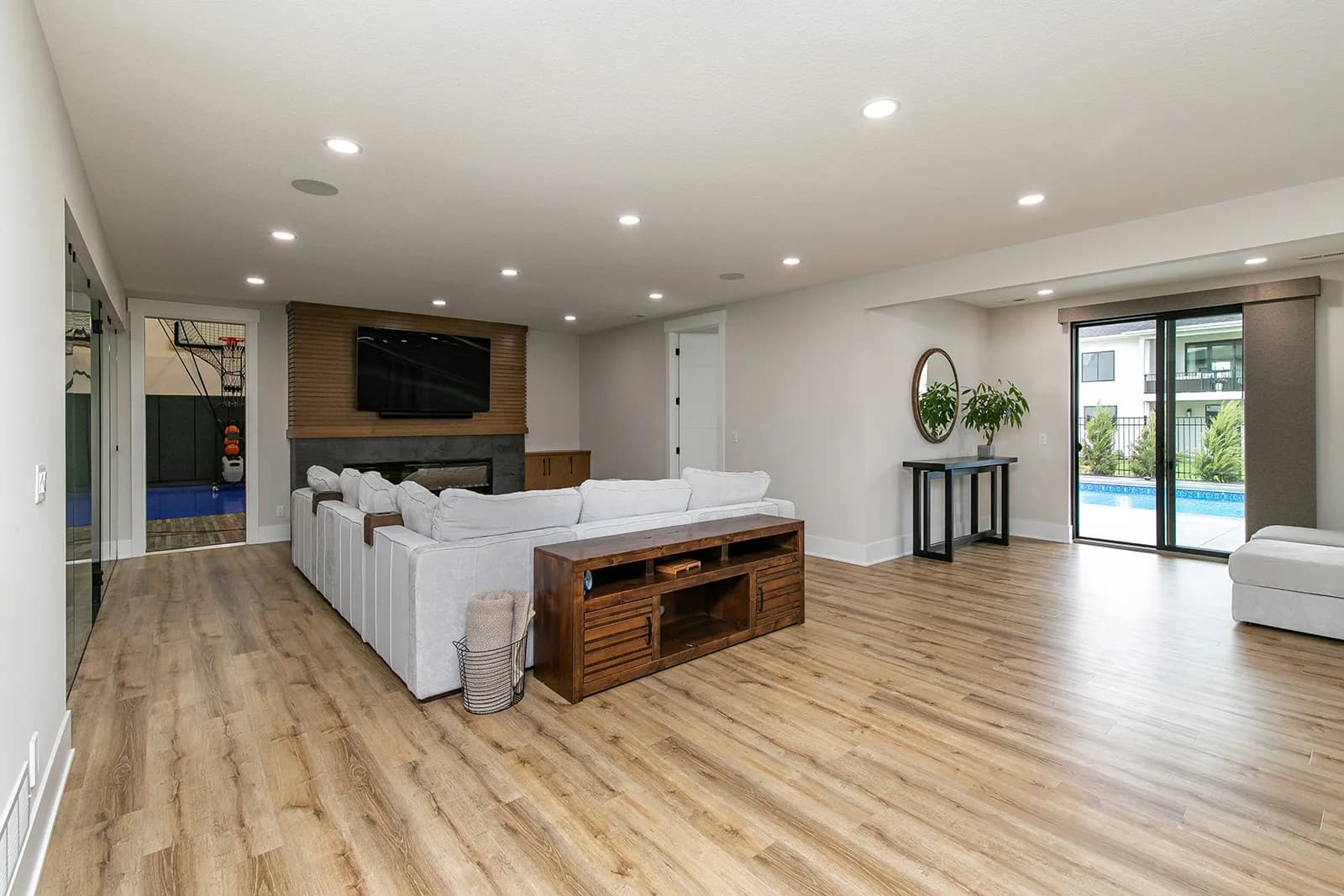 3856 NW 177th Ct — lower-level living area