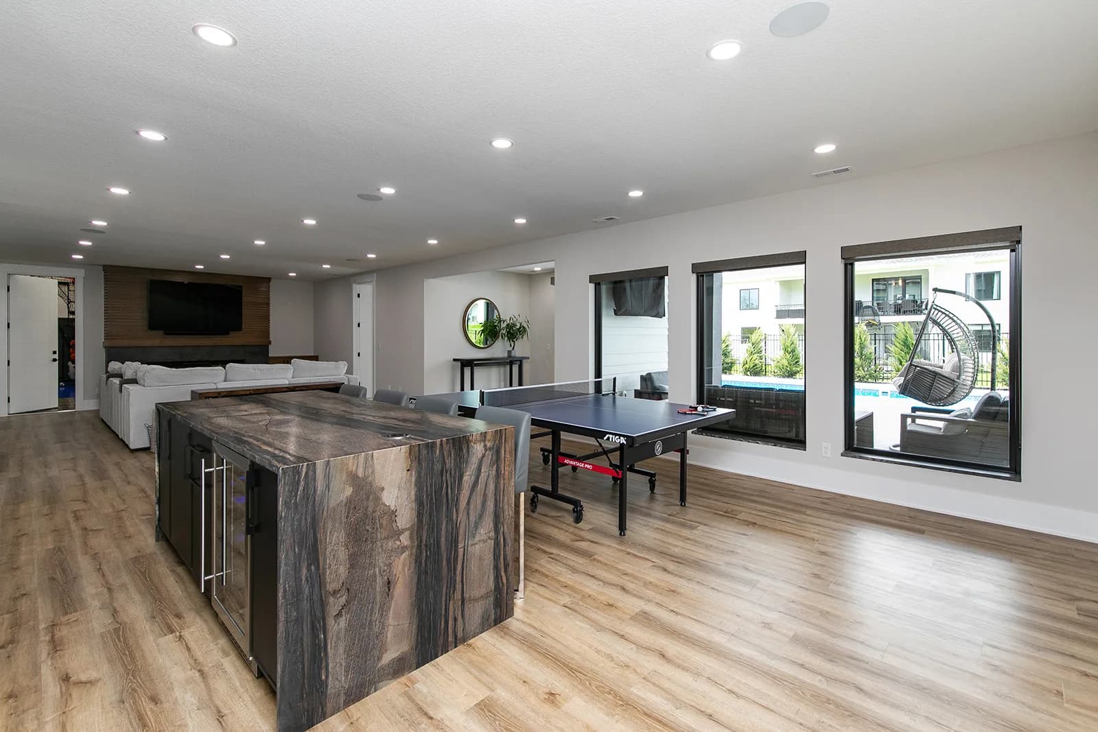 3856 NW 177th Ct — lower-level rec room