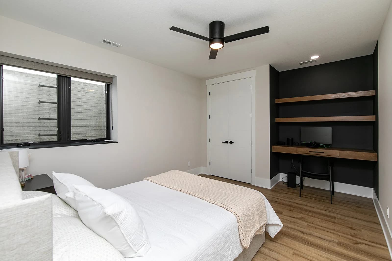 3856 NW 177th Ct — bedroom with built-in desk