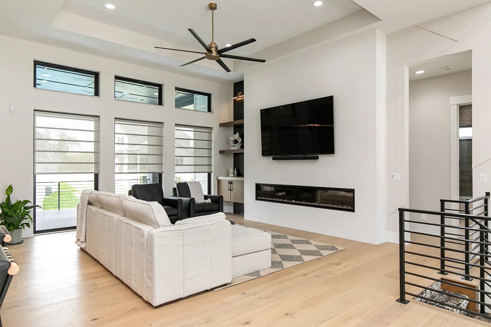 3856 NW 177th Ct — great room with fireplace